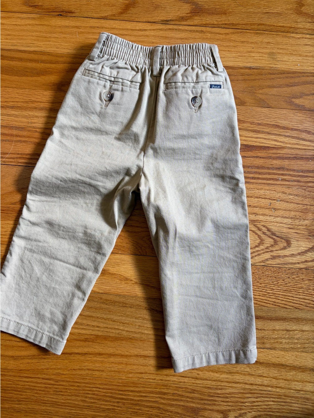 Ralph Lauren Polo kids size 18m Khaki Straight-Leg pants - Picture 2 of 4